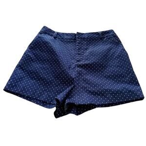 Forever 21 High Rise Polka Dot Shorts Blue White S